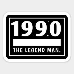 1990 Birthday Sticker
