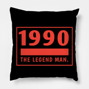 1990 Birthday Pillow
