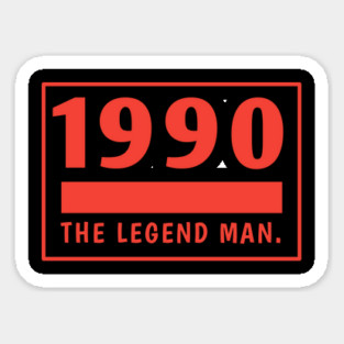 1990 Birthday Sticker