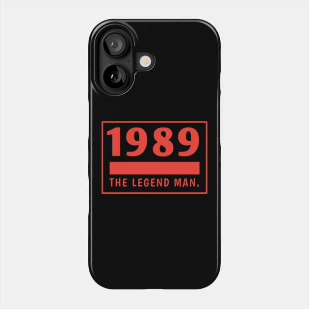 1989 birthday Phone Case by BlackMeme94