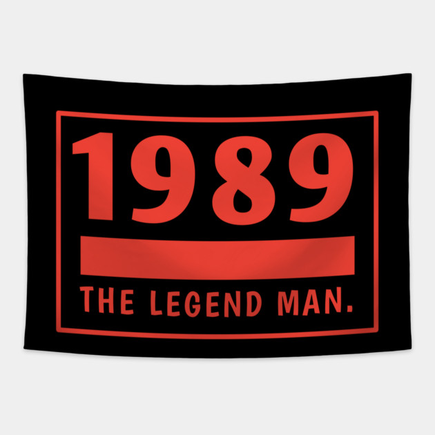 1989 birthday Tapestry by BlackMeme94