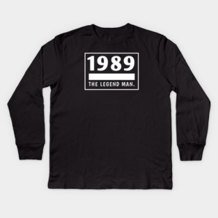 1989 birthday Kids Long Sleeve T-Shirt