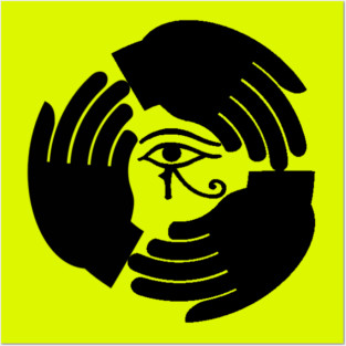 Eye in Hands Posters and Art