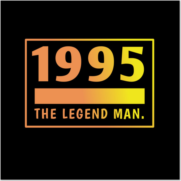 1995 birthday Wall Art by BlackMeme94
