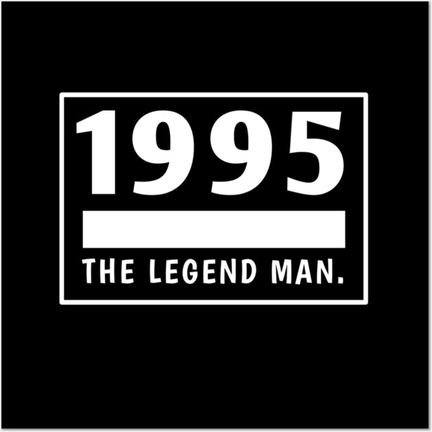 1995 birthday Wall Art by BlackMeme94