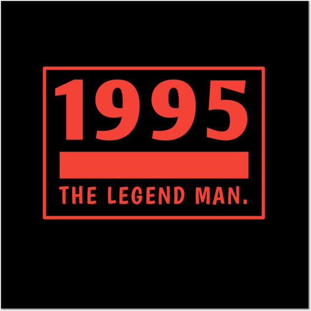 1995 birthday Wall Art by BlackMeme94