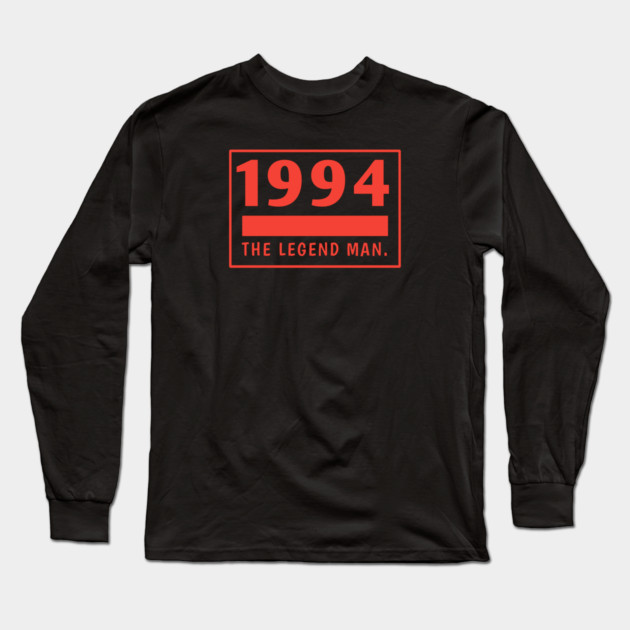1994 birthday Long Sleeve T-Shirt by BlackMeme94