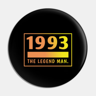 1993 birthday Pin