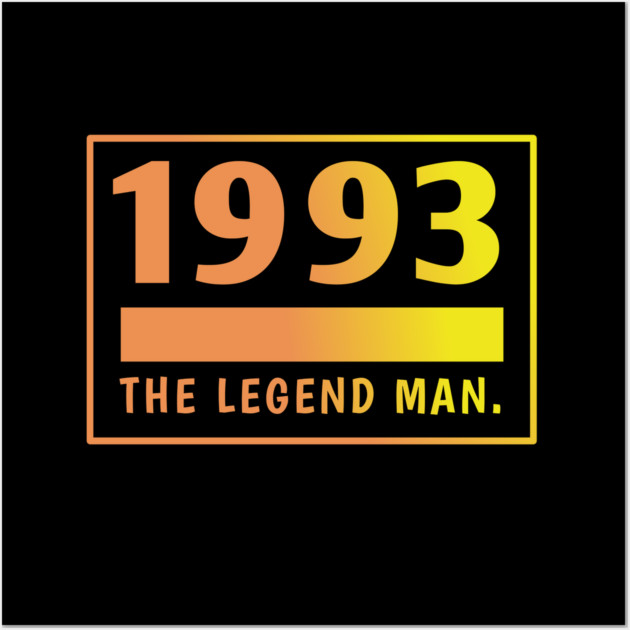 1993 birthday Wall Art by BlackMeme94
