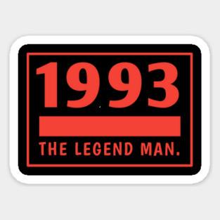 1993 birthday Sticker