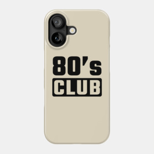 80th birthday Phone Case