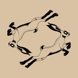 Twin Rabbits T-Shirt
