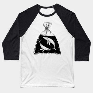 whale Baseball T-Shirt