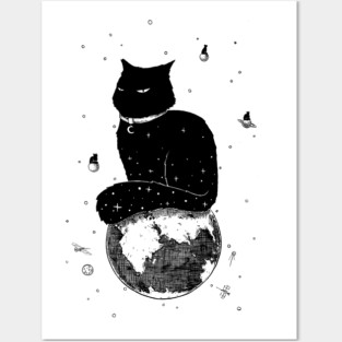 cat Posters and Art