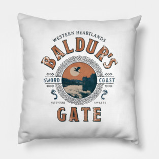 Adventure Awaits baldurs gate 3 Pillow