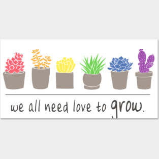 Succulent Pride Posters and Art