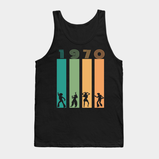 1970 Birth Year Tank Top by Pixel Threads 