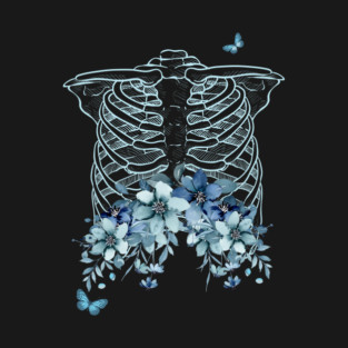 Floral Ribcage T-Shirt