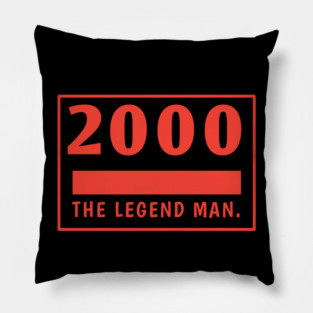 2000 birthday Pillow