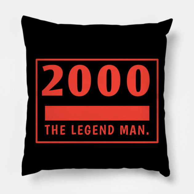2000 birthday Pillow by BlackMeme94