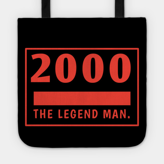 2000 birthday Tote by BlackMeme94