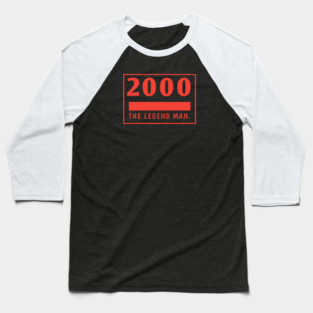 2000 birthday Baseball T-Shirt