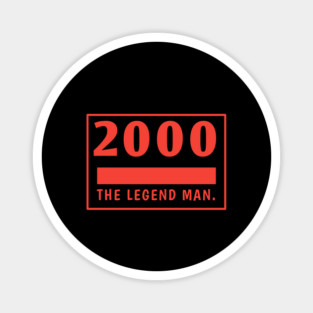 2000 birthday Magnet