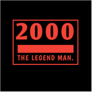 2000 birthday Posters and Art