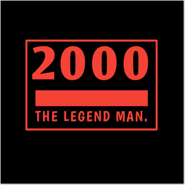 2000 birthday Wall Art by BlackMeme94