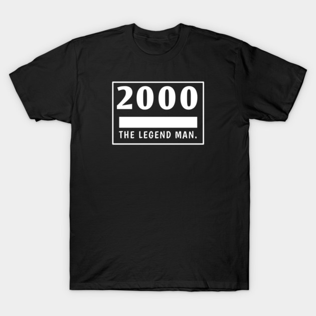 2000 birthday T-Shirt by BlackMeme94