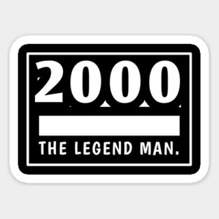 2000 birthday Sticker