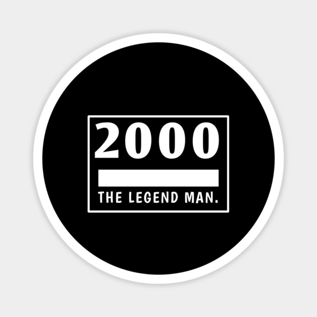 2000 birthday Magnet by BlackMeme94