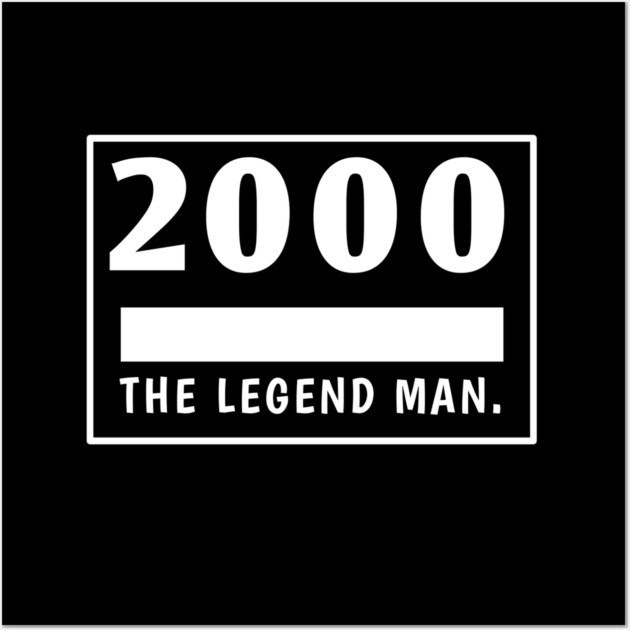 2000 birthday Wall Art by BlackMeme94