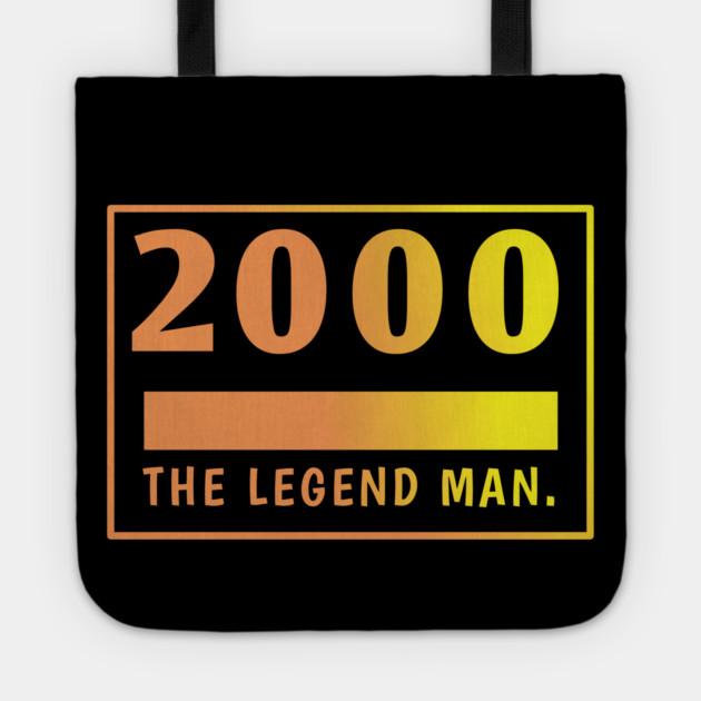 2000 birthday Tote by BlackMeme94