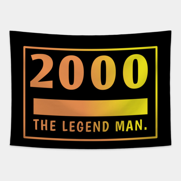2000 birthday Tapestry by BlackMeme94