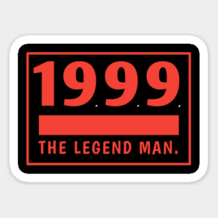 1999 birthday Sticker
