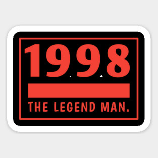 1998 birthday Sticker