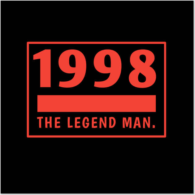 1998 birthday Wall Art by BlackMeme94