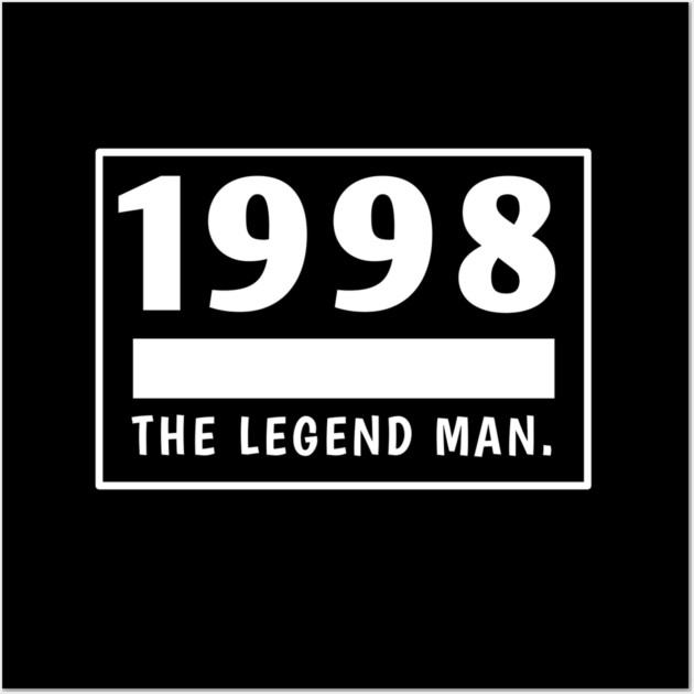 1998 birthday Wall Art by BlackMeme94