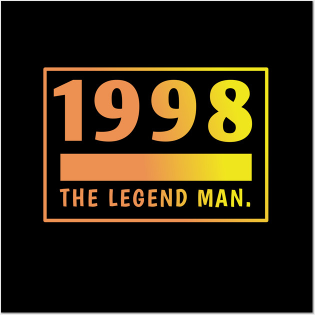1998 birthday Wall Art by BlackMeme94