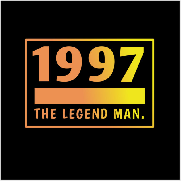 1997 birthday Wall Art by BlackMeme94