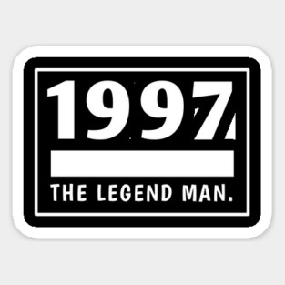 1997 birthday Sticker