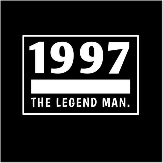 1997 birthday Wall Art by BlackMeme94