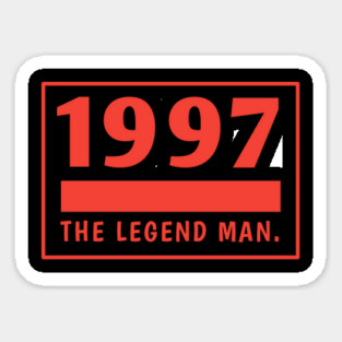 1997 birthday Sticker