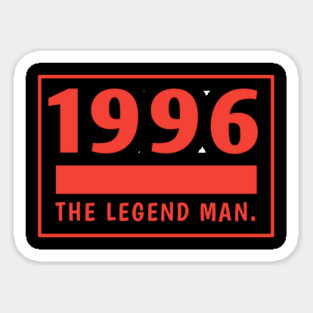 1996 birthday Sticker