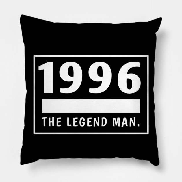 1996 birthday Pillow by BlackMeme94