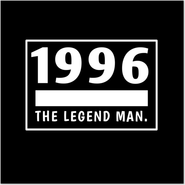 1996 birthday Wall Art by BlackMeme94