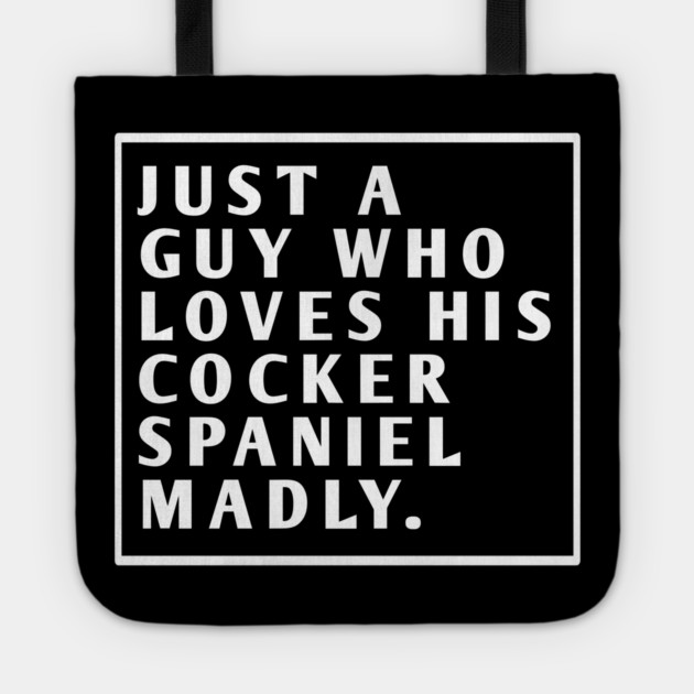 Cocker Spaniel Tote by BlackMeme94