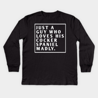 Cocker Spaniel Kids Long Sleeve T-Shirt