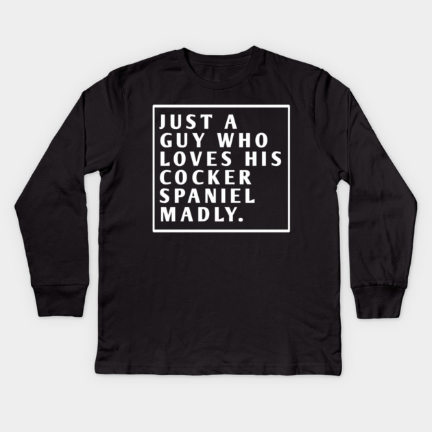 Cocker Spaniel Kids Long Sleeve T-Shirt by BlackMeme94